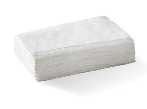 Biopak E-Fold Tall 1 Ply White Dispenser Bionapkin Ctn 5000