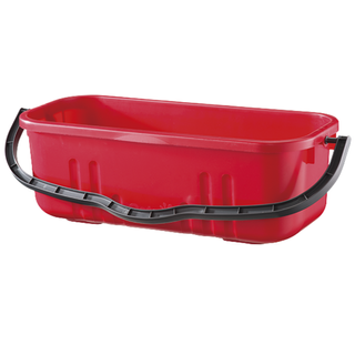Duraclean Flat Mop Window Bucket 18Lt Red