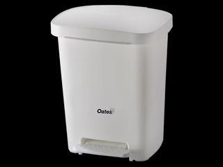 Oates Pedal Bin 30L White