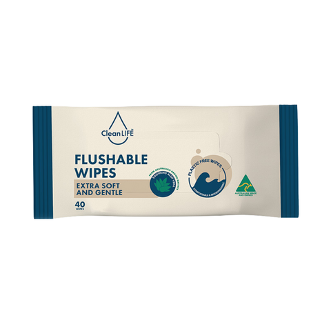 CleanLife Flushable Wipes Ctn 12x40