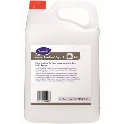 Suma Sure Link Special A8 Dishwasher Rinse Additive 5Lt