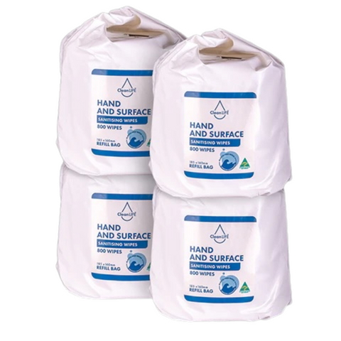 Cleanlife Gym Wipes Ctn 4 x 1000 Sheets