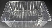 9 x 6 Rect Bulk Tray 1kg 230x157x71 Clear - No Lid Carton 540