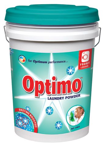 Optimo Top Loader Laundry Powder Bucket 10kg