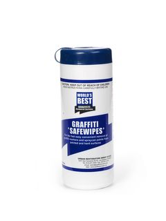 Safewipes Cylinder of 30 Wipes Graffiti Remover