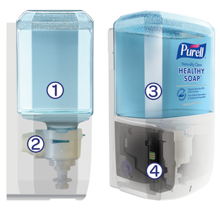 Purell Dispenser ES8 Touch Free Soap White