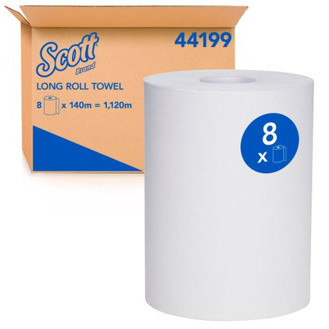 Roll Towel Scott Ctn 8x140m