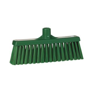 Vikan Floor Broom Straight Neck Medium Bristle 310mm Green (Head Only)