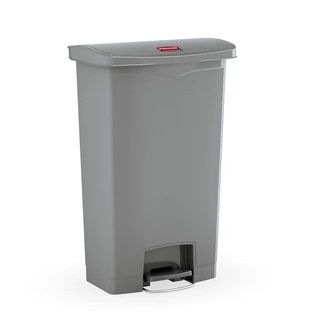 Rubbermaid Streamline Step-On Resin Front Step Gray 68Lt