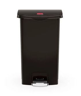 Rubbermaid Streamline  Step-On Resin Front Step Black 90Lt