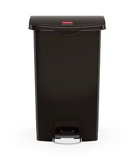 Rubbermaid Streamline  Step-On Resin Front Step Black 90Lt