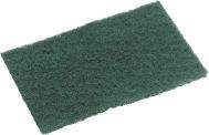 Scourer Green Flat Each 15x10cm  Pkt10