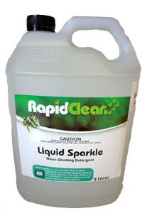 Liquid Sparkle Glassware Cleaner Rapid 5L