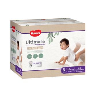 Huggies Ultimate Nappy Pants Size 6 16Kg Plus Ctn 46