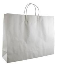 BD Bag White Kraft Boutique Ctn 250