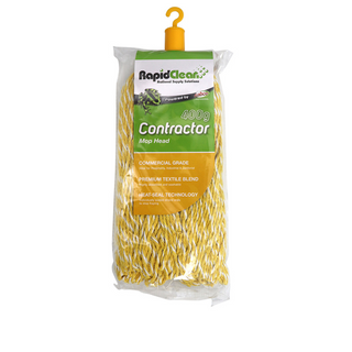 RapidClean Contractor Mop Head 400g Yellow