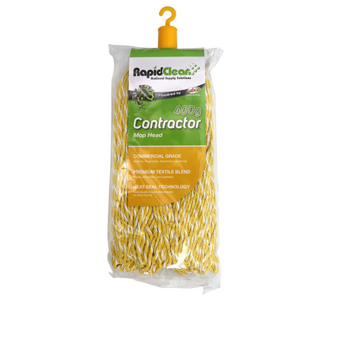 RapidClean Contractor Mop Head 400g Yellow