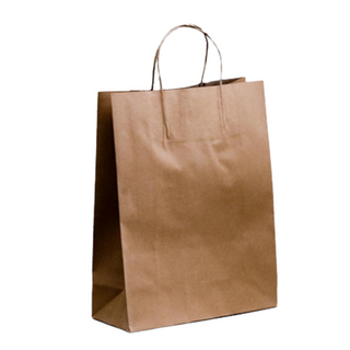Loop Handle Brown Kraft Bag Baby Ctn 500