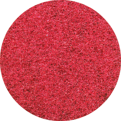 Glomesh Pad Regular Red 220mm Suits NUC Scrubber Pkt 6