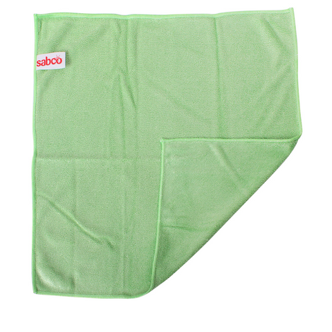 Sabco Millentex Microfibre Cloth Green 6 Pack