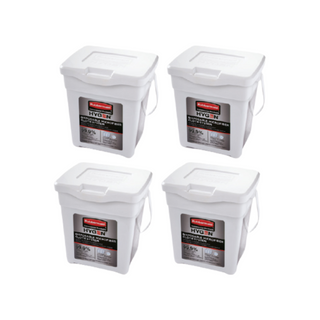 Rubbermaid HYGEN Disposable Microfibre Cloth Charging Tub 4 Pack