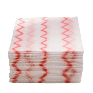 Rubbermaid HYGEN Disposable Microfibre Cloth Red Pkt 640