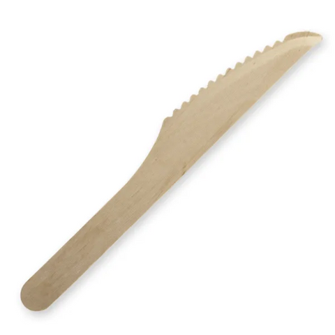 Wooden Knife 16cm Slv 100
