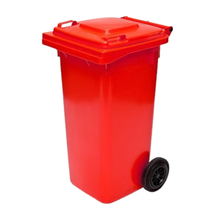 Wheelie Bin 120Lt Red