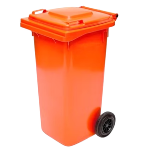 Wheelie Bin 120Lt Orange