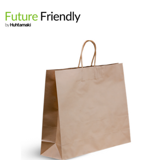 Loop Handle Brown Kraft  Bag Boutique Ctn 250  BKPT400