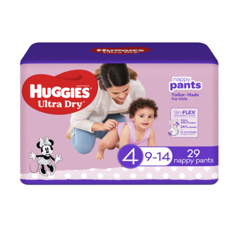 Huggies SkinProtect Nappy Pants Size 4, 9-14kg Ctn58