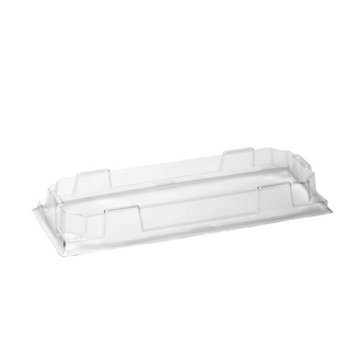Biopak Long PLA Sushi Tray Lid Slv 50
