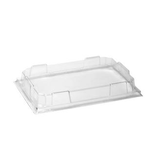 Biopak Large PLA Sushi Tray Lid Slv 50