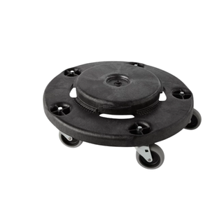 Rubbermaid Round Brute Bin Dolly Black