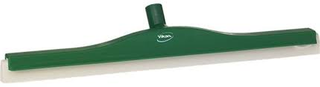 Vikan Floor Squeegee White Foam Blade Revolving Neck 600mm Green