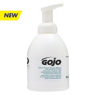 Gojo Mild Foam Hand Wash Fragrance Free 535ml Pump
