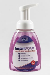 Deb Instant Foam Non Alcohol Sanitiser 250ml
