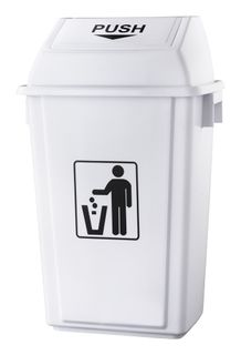 Bin Flip White 55Lt