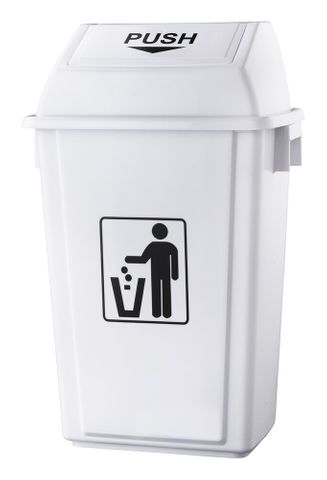 Bin Flip White 55Lt