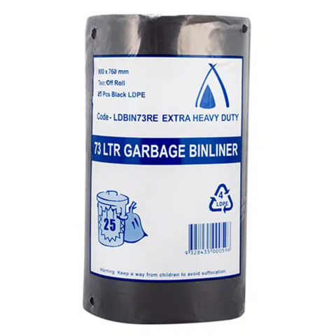 Garbage Bag 73Lt Heavy Duty Ctn 250