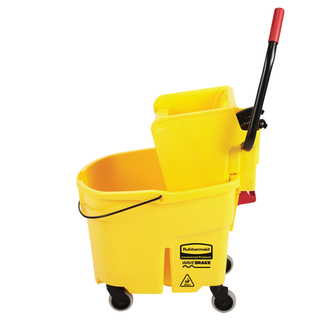 Rubbermaid WaveBrake Side Press Combo Yellow