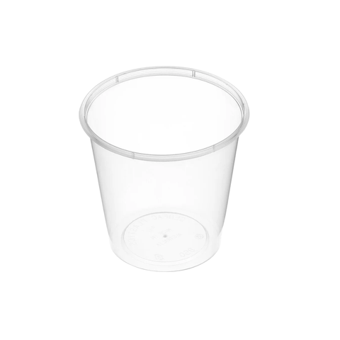Genfac Container Round 850ml Slv 50