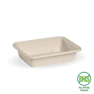 Biopak Cane Takeaway Base 500ml Natural Slv 125
