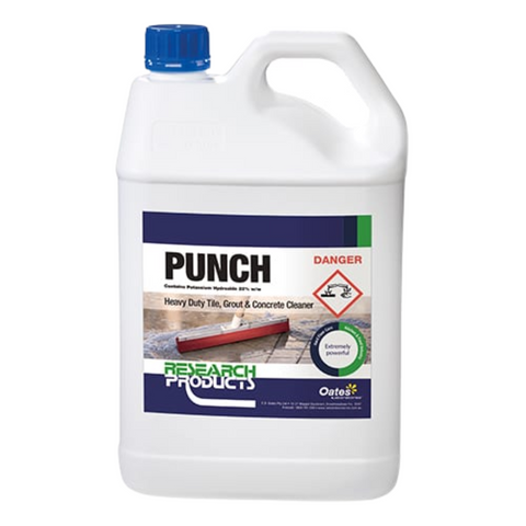 Punch Heavy Duty Tile, Grout & Concrete Cleaner 5L