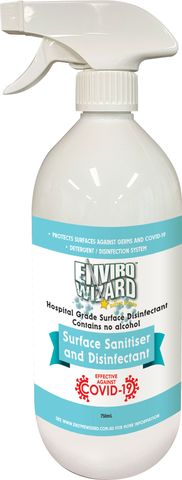 Enviro Wizard Surface Sanitizer 750ML