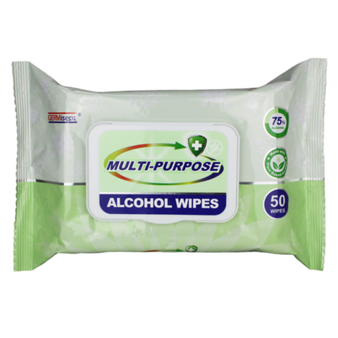 Germisept Multi Purpose Alcohol Wipes Per Pkt/50