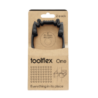 Toolflex Holder Including Adapter Black Pkt 2