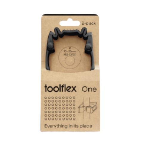 Toolflex Holder Including Adapter Black Pkt 2