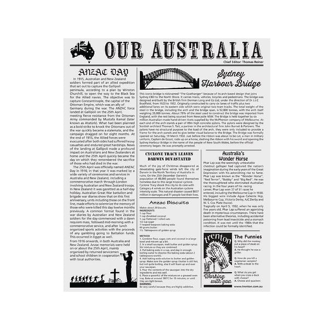 Greaseproof Paper Newsprint - 310x380mm 200 Sheets