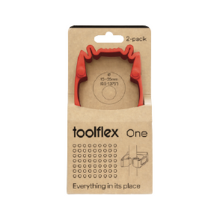 Toolflex Holder Including Adapter Red Pkt 2
